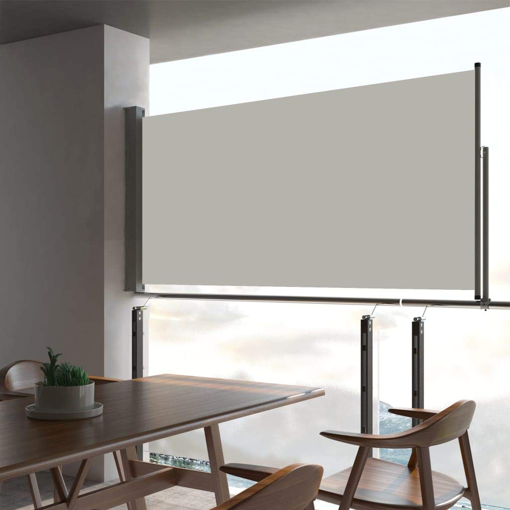 Retractable Folding Side Awning Privacy Divider for Patio, Terrace, Garden - Indoor & Outdoor Use - Perfect for Privacy, Shade, and Outdoor Relaxation