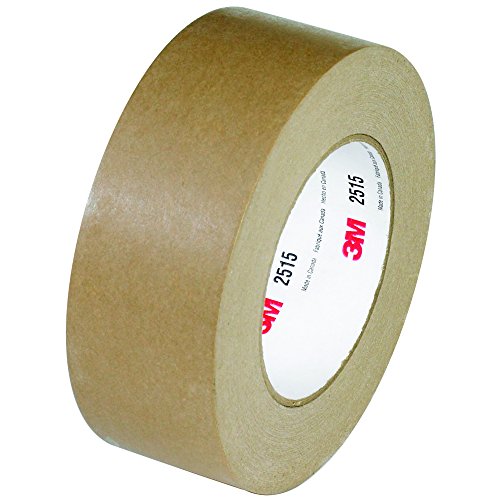 3M Flatback Tape 6.7 Mil - 2 Inch x 60 Yards Tan Adhesive Tape - Heavy Duty Packaging, Sealing & Crafting Supplies (12 Rolls per Case) - Perfect for Shipping Boxes, Moving & DIY Projects