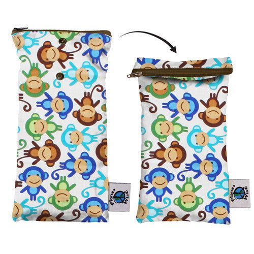 Planet Wise Reusable Wet Wipe Pouch - Eco-Friendly & Waterproof for Diaper Changes, Travel & On-the-Go Essentials