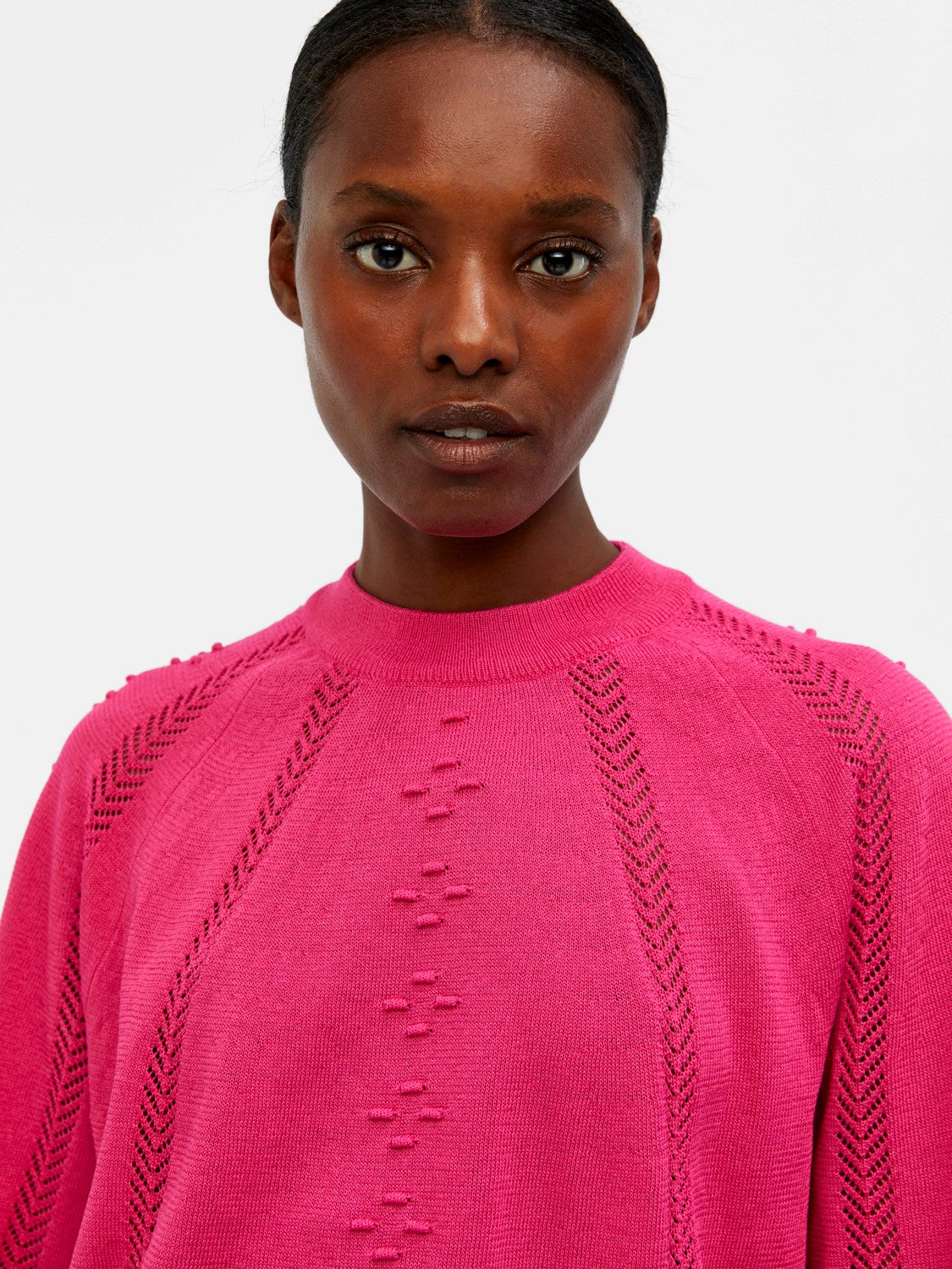 Kali Jumper (Magenta) - Stylish Women's Knit Sweater for Casual Wear & Fall Fashion | Perfect for Office, Dates & Weekend Outings