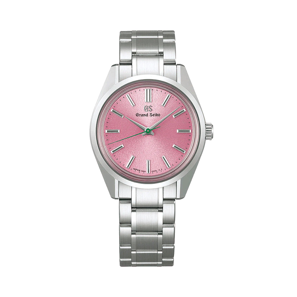 Seiko Presage SBGW313 Hanami Heritage Automatic Mechanical Watch 36.5mm Pink Dial Stainless Steel Bracelet - Perfect for Spring Outings & Special Occasions