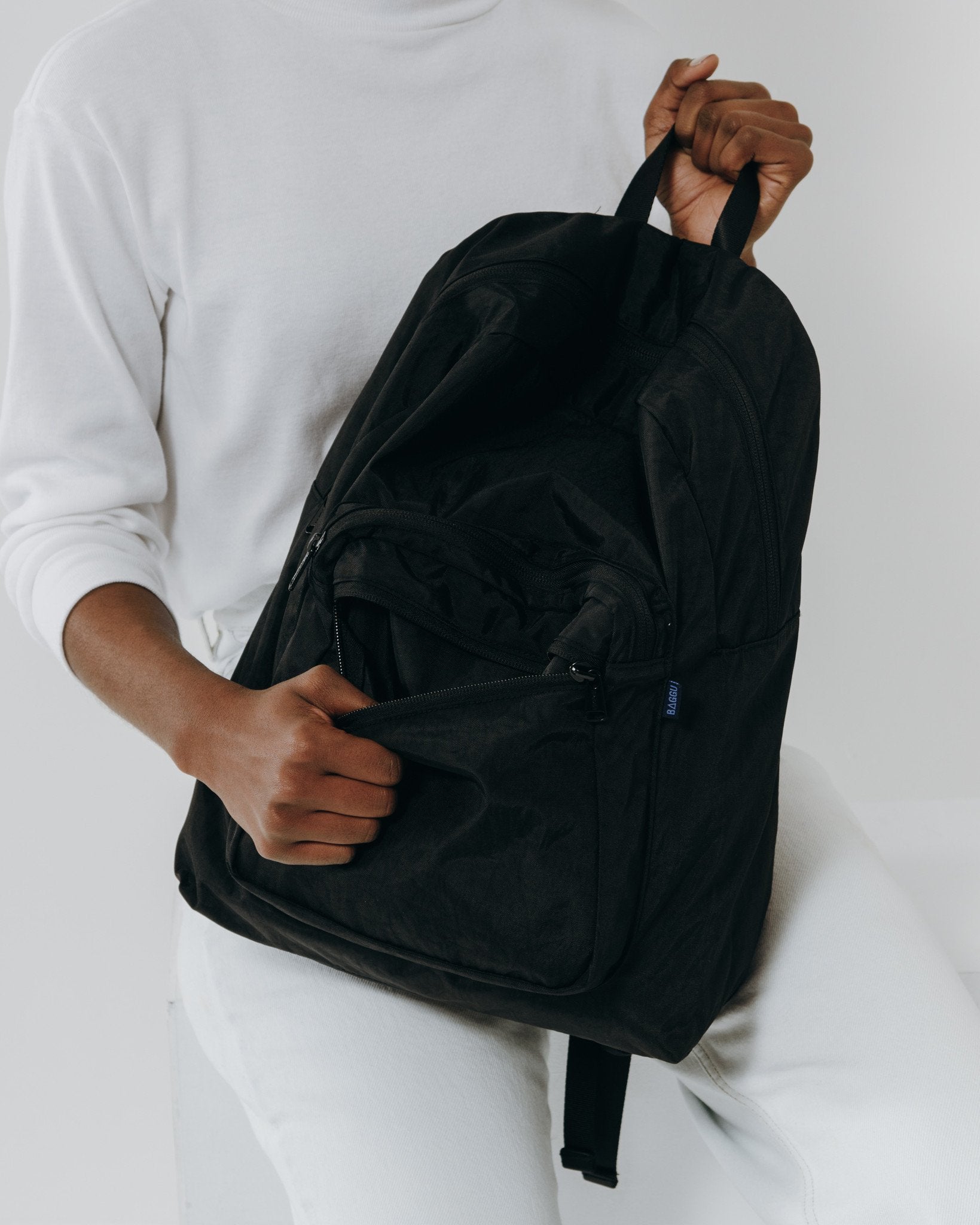 Baggu School Backpack - Lightweight Durable Black Backpack for Students & College | Perfect for School, Travel & Everyday Use
