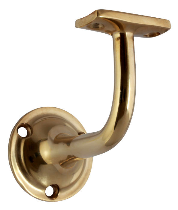 Brass LED Handrail Bracket - Sturdy & Elegant Lighting Fixture for Stairs, Hallways & Outdoor Railings