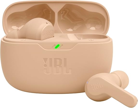 JBL Vibe Beam True Wireless Earbuds - Bluetooth 5.2, 32H Playtime, IP54 Waterproof, Clear Calls - Perfect for Gym, Running & Travel (2023 New Model)