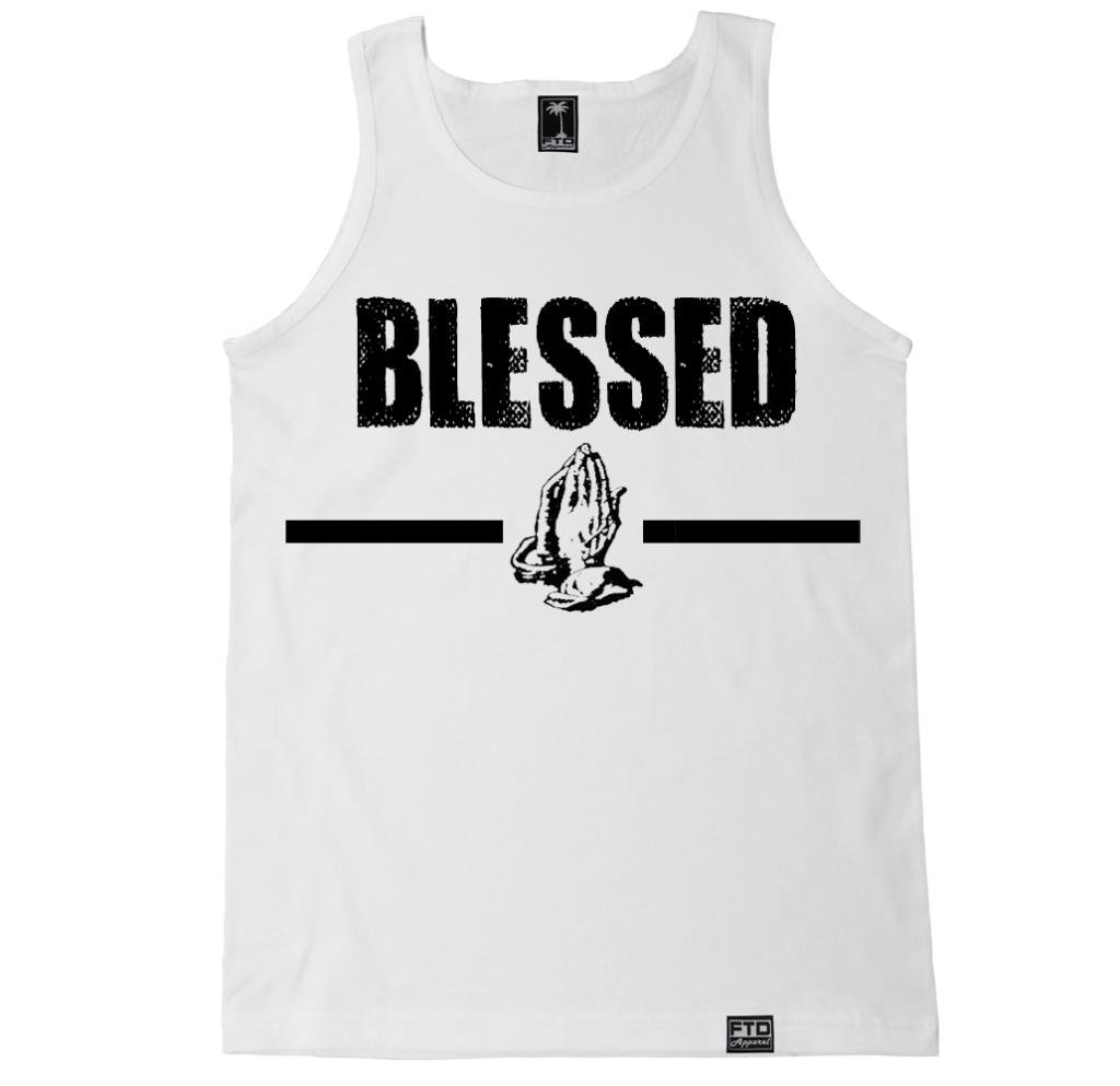 FTD Apparel Men's Blessed Tank Top - Comfortable Athletic Shirt for Gym, Workout & Summer Casual Wear