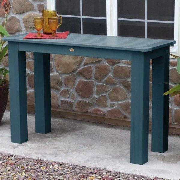 Outdoor Counter Height Sideboard Table - Durable Patio Bar Table for Entertaining, Dining & Outdoor Decor - Perfect for Backyard, Garden & Poolside Use