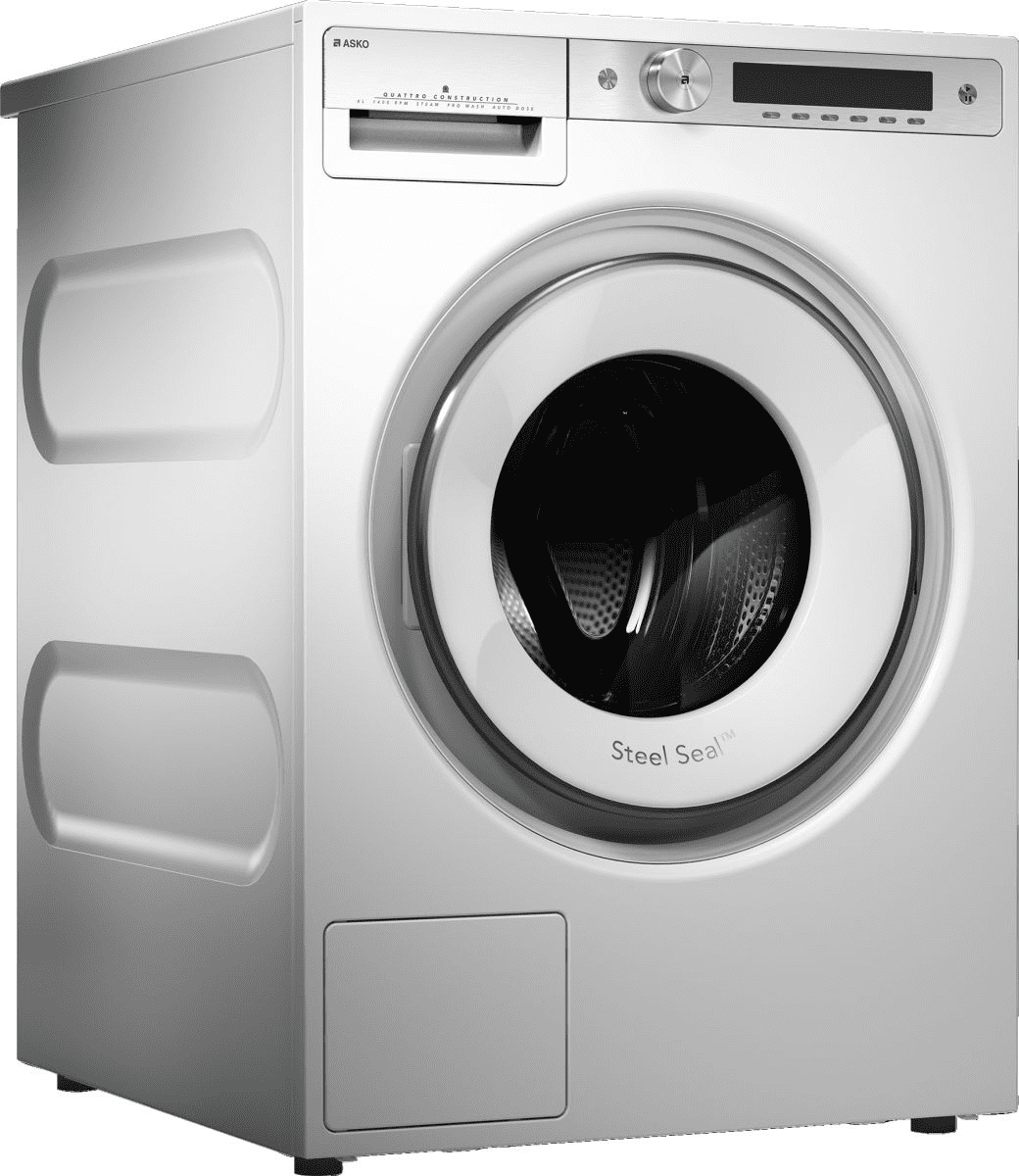 ASKO W6124XW Premium White Front Load Washing Machine - Energy Efficient Laundry Solution for Modern Homes