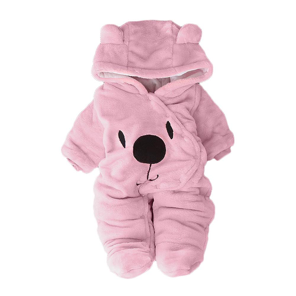 Adorable Baby Bear Hooded Romper - Soft Velvet Jumpsuit for Boys & Girls | Summer Outfits Set for Playdates, Parties & Photo Shoots
