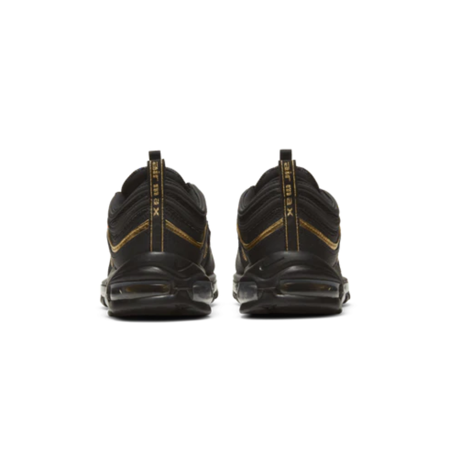 Nike Air Max 97 CM Men's Running Shoes - Black Metallic Gold Colorway | Comfortable Cushioned Sneakers for Jogging, Gym Workouts & Casual Streetwear Fashion