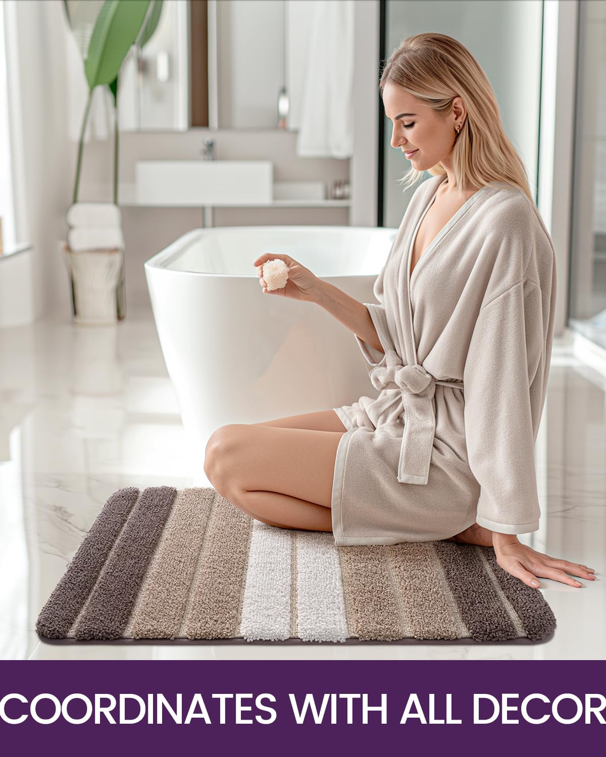 **DEXI Non-Slip Bathroom Rug 20