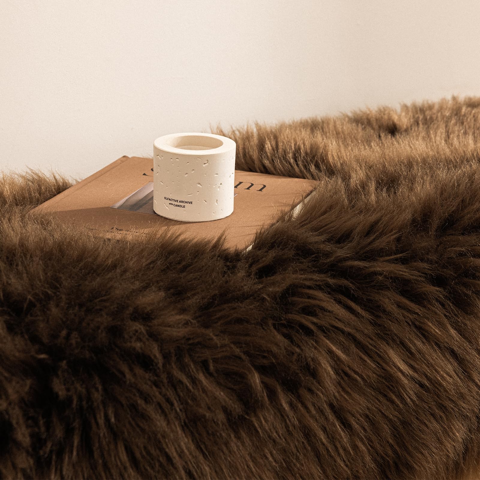 Premium Fluffy Faux Fur Rug - Ultra Soft 2x6 Feet Shaggy Area Rug | Machine Washable Dark Coffee Sheepskin Rug for Cozy Bedroom, Nursery, Kids Room & Living Room Decor | Perfect for Winter Warmth, Home Theater Seating & Pet-Friendly Flooring