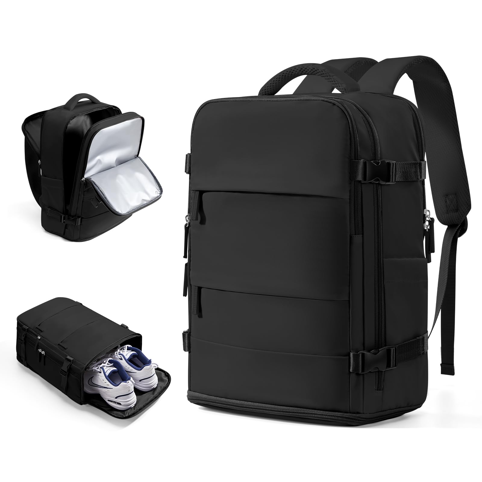 Lightweight Travel Backpack for Women & Men - Airplane Approved Carry On Backpack, Hiking & Personal Item Bag - Perfect for Air Travel, Weekend Getaways & Outdoor Adventures