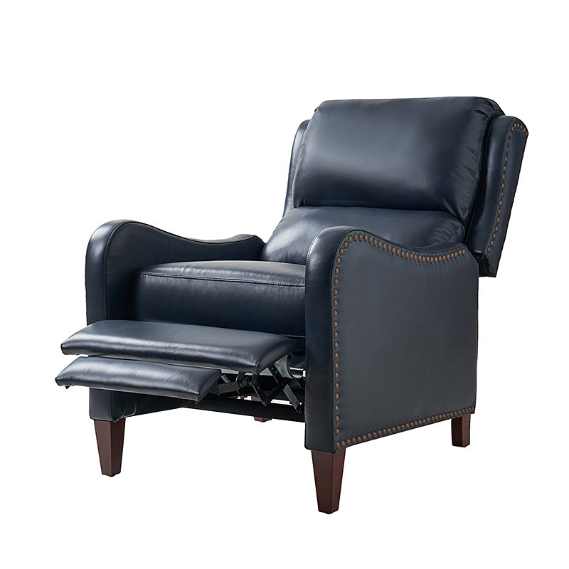 Deliat Genuine Leather Recliner Chair - Premium Comfort for Living Room, Home Theater & Office - Adjustable Footrest & Lumbar Support - Brown PU Leather Sofa for Relaxation & Entertainment