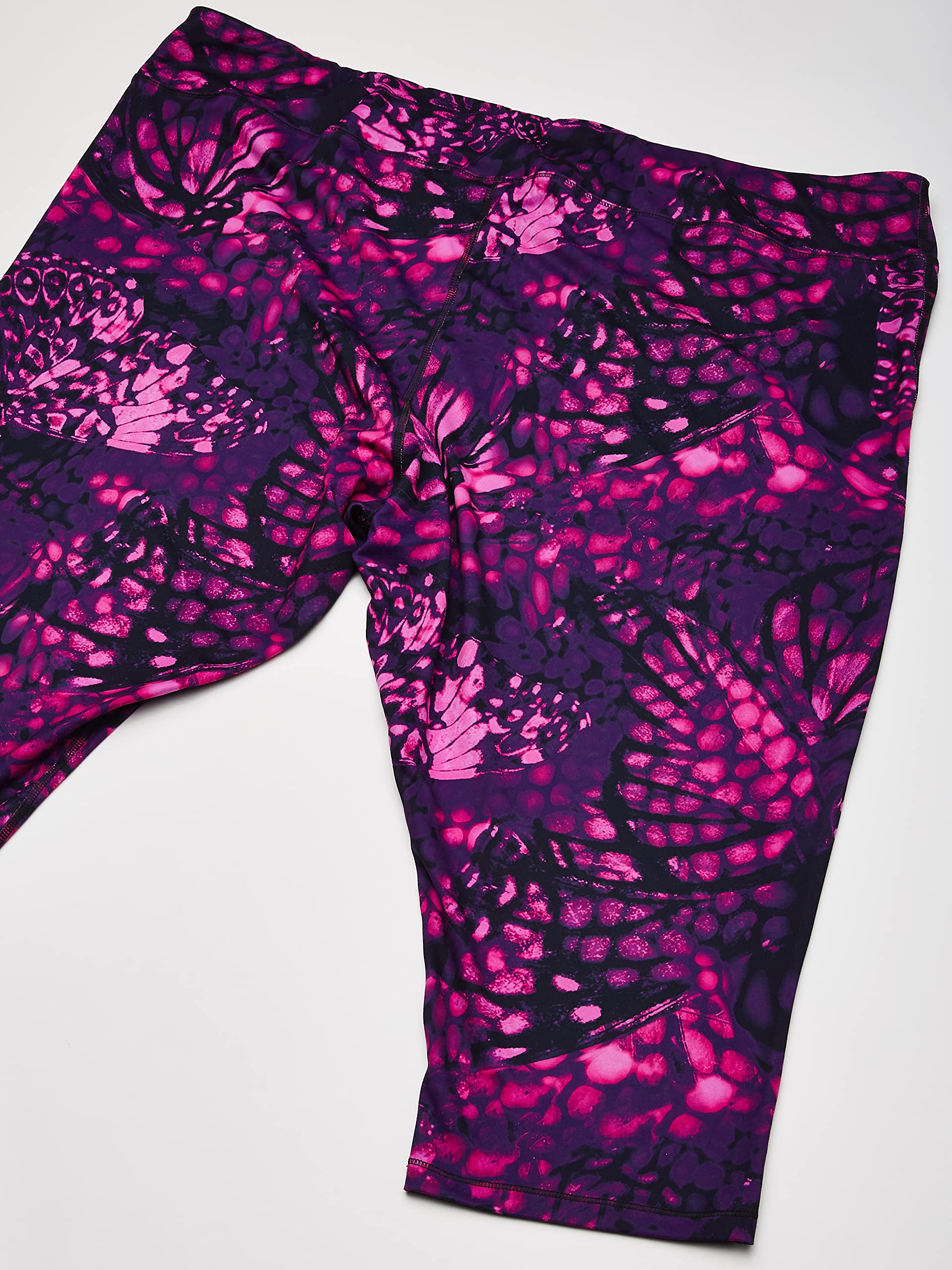 JUST MY SIZE Women's Plus Size Active Stretch Capri Pants - Comfortable Workout & Yoga Leggings for Curvy Women - Perfect for Gym, Running & Lounge Wear