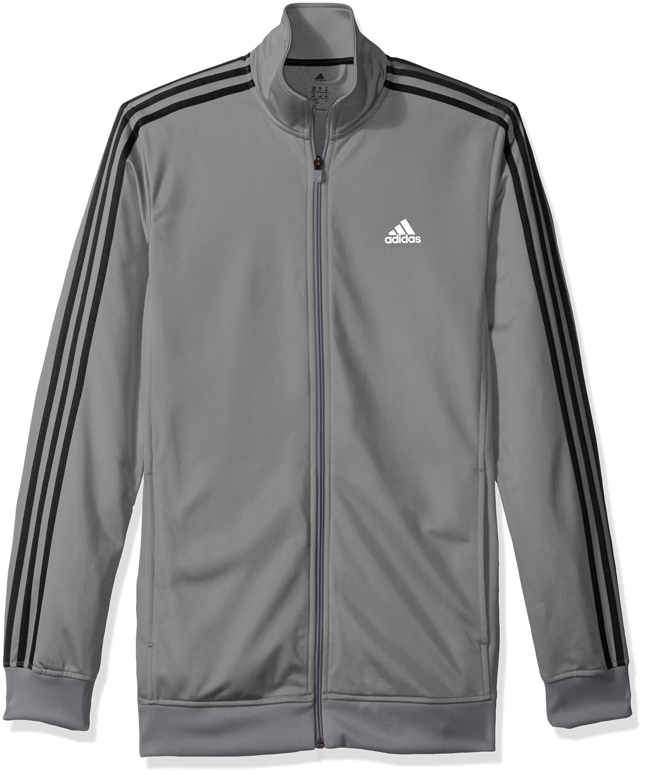 adidas Performance Men's Essentials 3-Stripe Track Jacket - Lightweight Running & Training Hoodie for Gym, Jogging, and Casual Wear