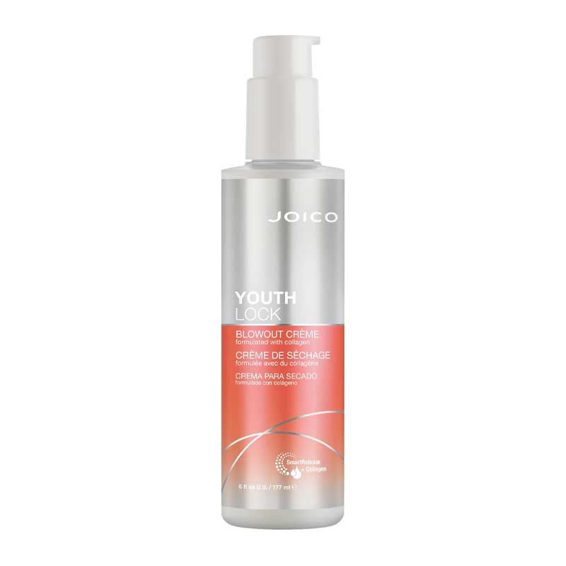 Joico Youthlock Blow Out Crème for Frizz Control & Heat Protection - Styling Cream for Smooth, Shiny Hair - Perfect for Salon Blowouts & Daily Styling at Home