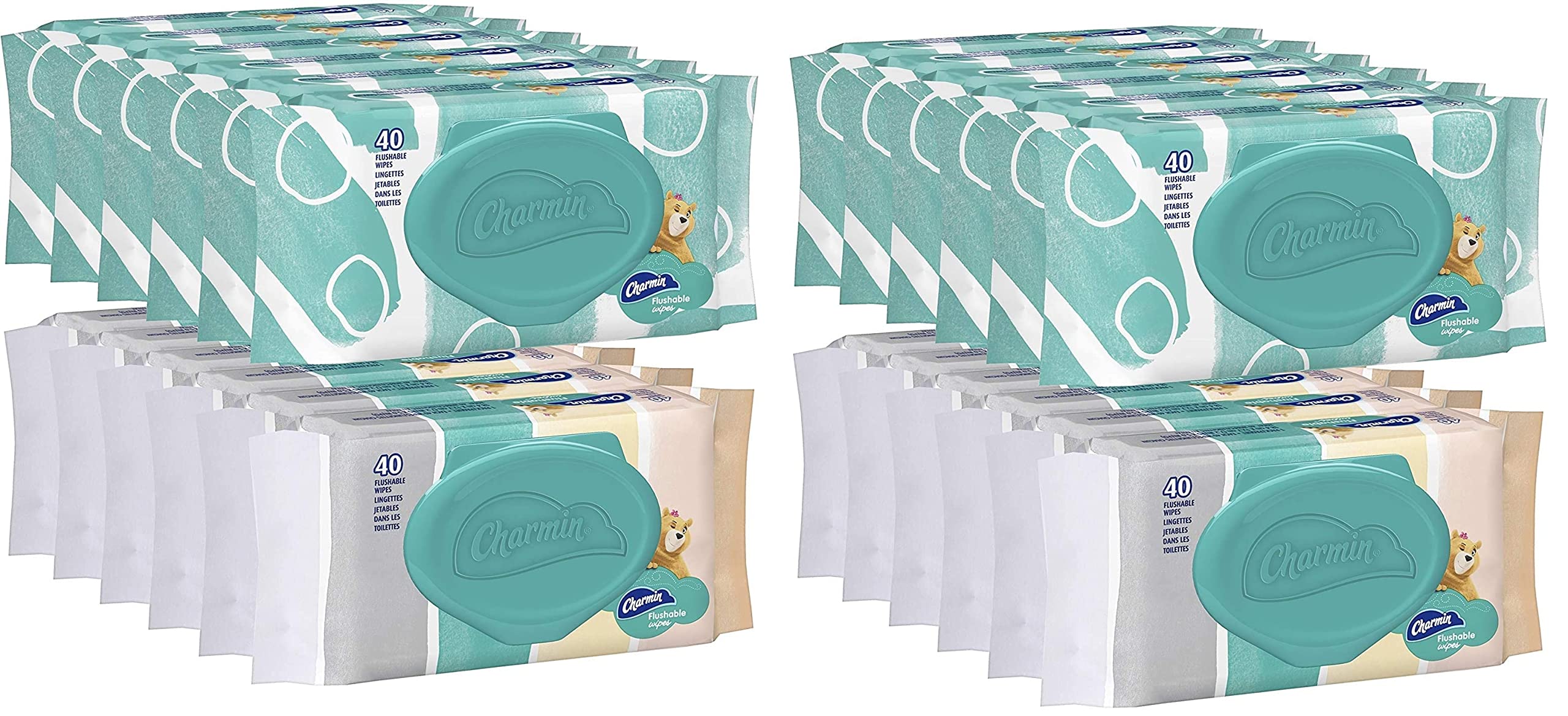 Charmin Ultra Soft Toilet Paper 24-Pack (40 Wipes Per Pack, 960 Wipes Total) - Gentle & Strong Bathroom Tissue for Home & Office Use