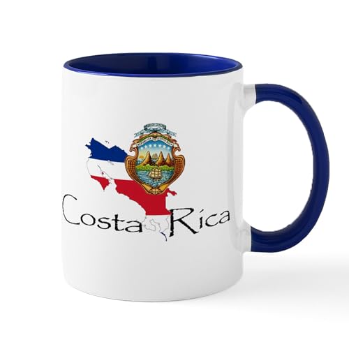 White/Navy Inside - Costa Rica Mugs