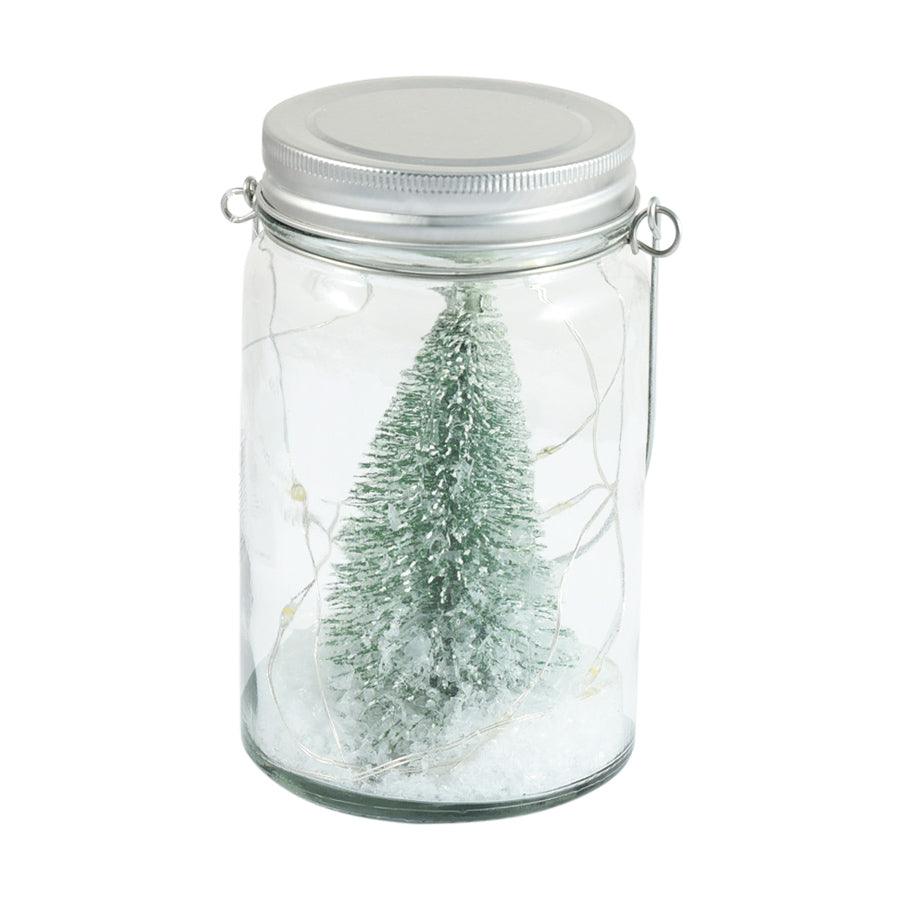INGE LED Glass Display Tree - 14cm Decorative Light for Home, Office, and Holiday Decor | Perfect for Christmas, Weddings, and Party Centerpieces