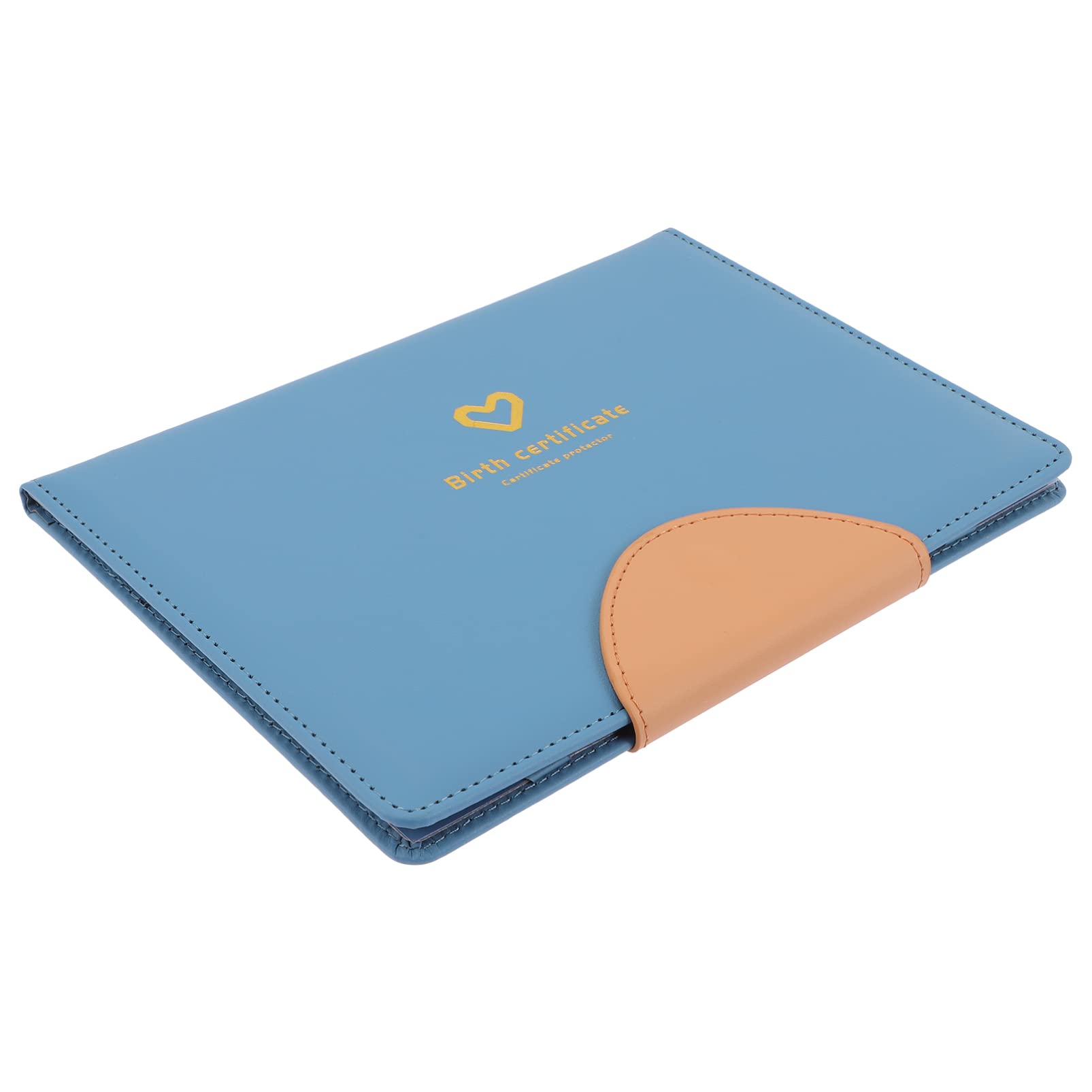 Blue Birth Certificate Holder & Diploma Protector - SECFOU Premium Document Sleeve for Birth, Citizenship & Award Certificates | Perfect for Home Organization, School Records & Important Paperwork Storage