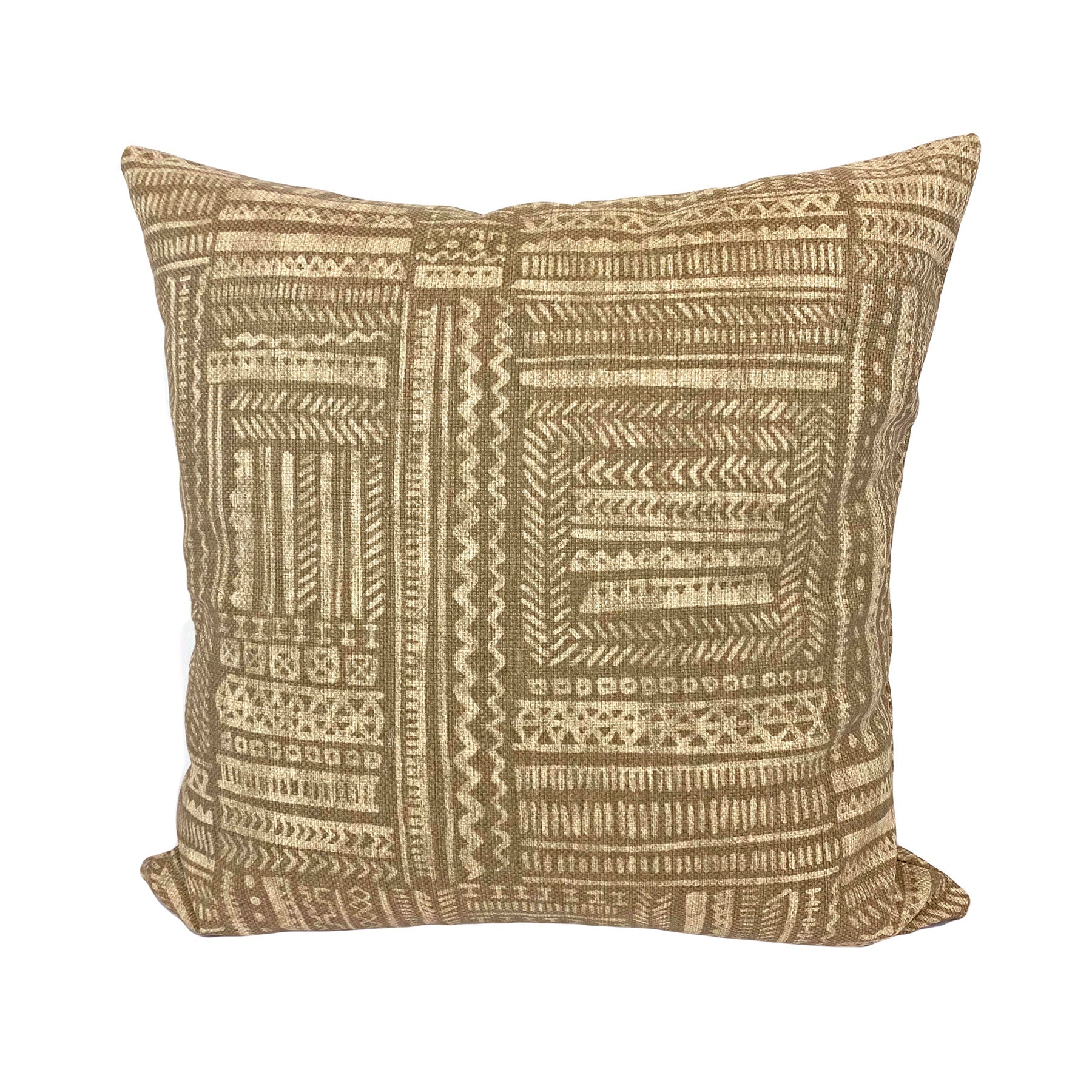 Avron Basketweave Decorative Throw Pillow 20x20 Inches - Soft Woven Cotton Cushion for Sofa, Bed & Home Decor