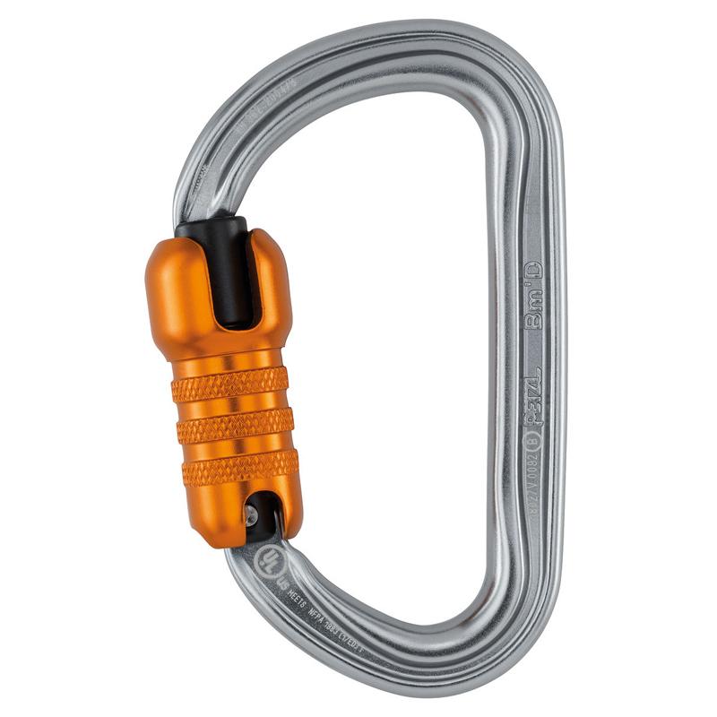 Petzl BM'D Professional Climbing Carabiner - Lightweight & Durable for Rock Climbing, Mountaineering & Rescue Operations