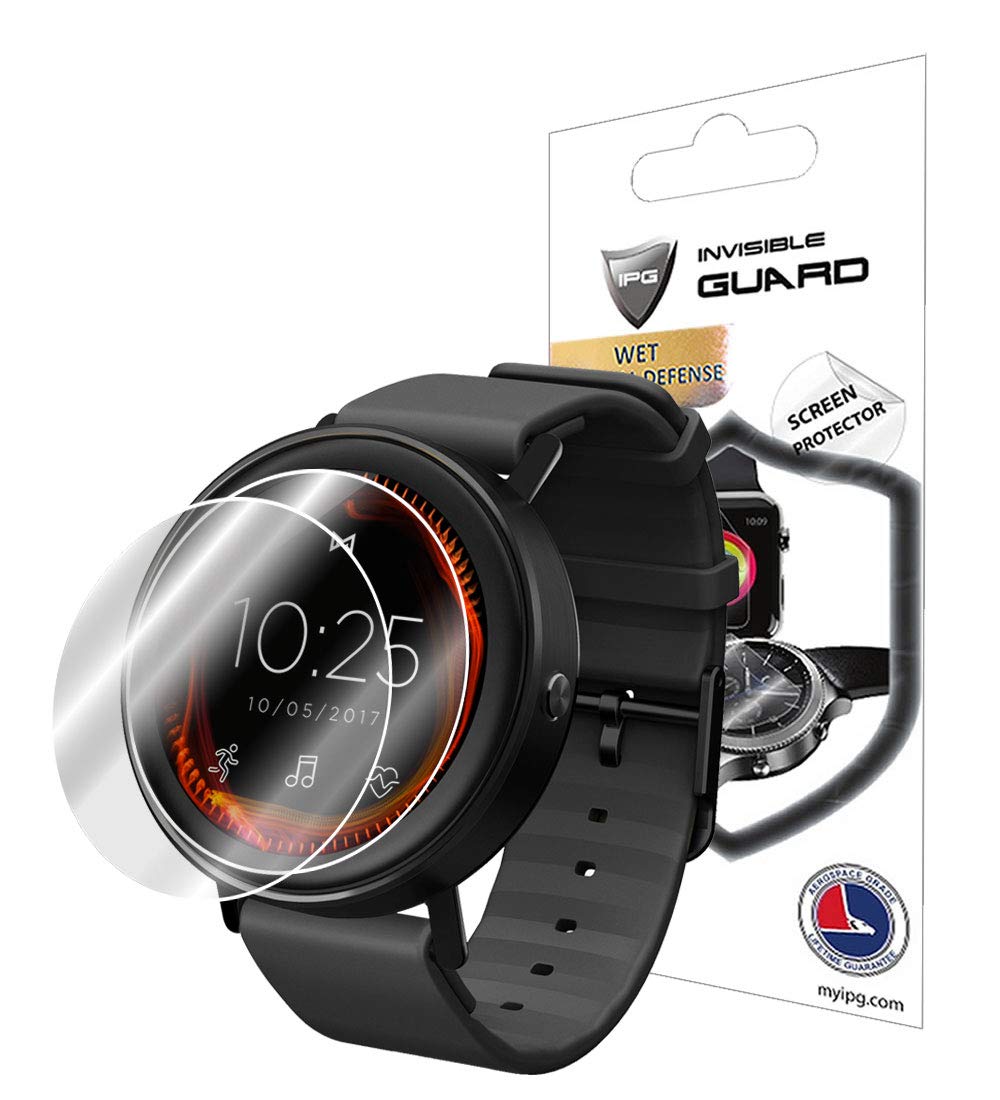 IPG For MISFIT VAPOR SMARTWATCH Screen Protector (2-Pack) - Invisible, Self-Healing, Bubble-Free Protective Film with Lifetime Replacement Warranty - Perfect for Gym, Running & Daily Use