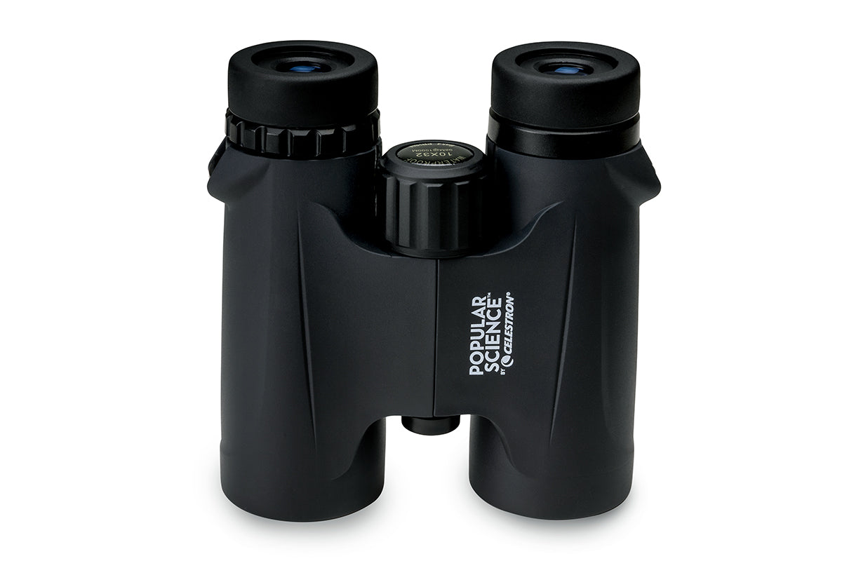 Celestron Outland X 10x32mm Roof Prism Binoculars with Smartphone Adapter & Bluetooth Remote - Compact Waterproof Binoculars for Bird Watching, Hiking, Concerts, and Outdoor Adventures