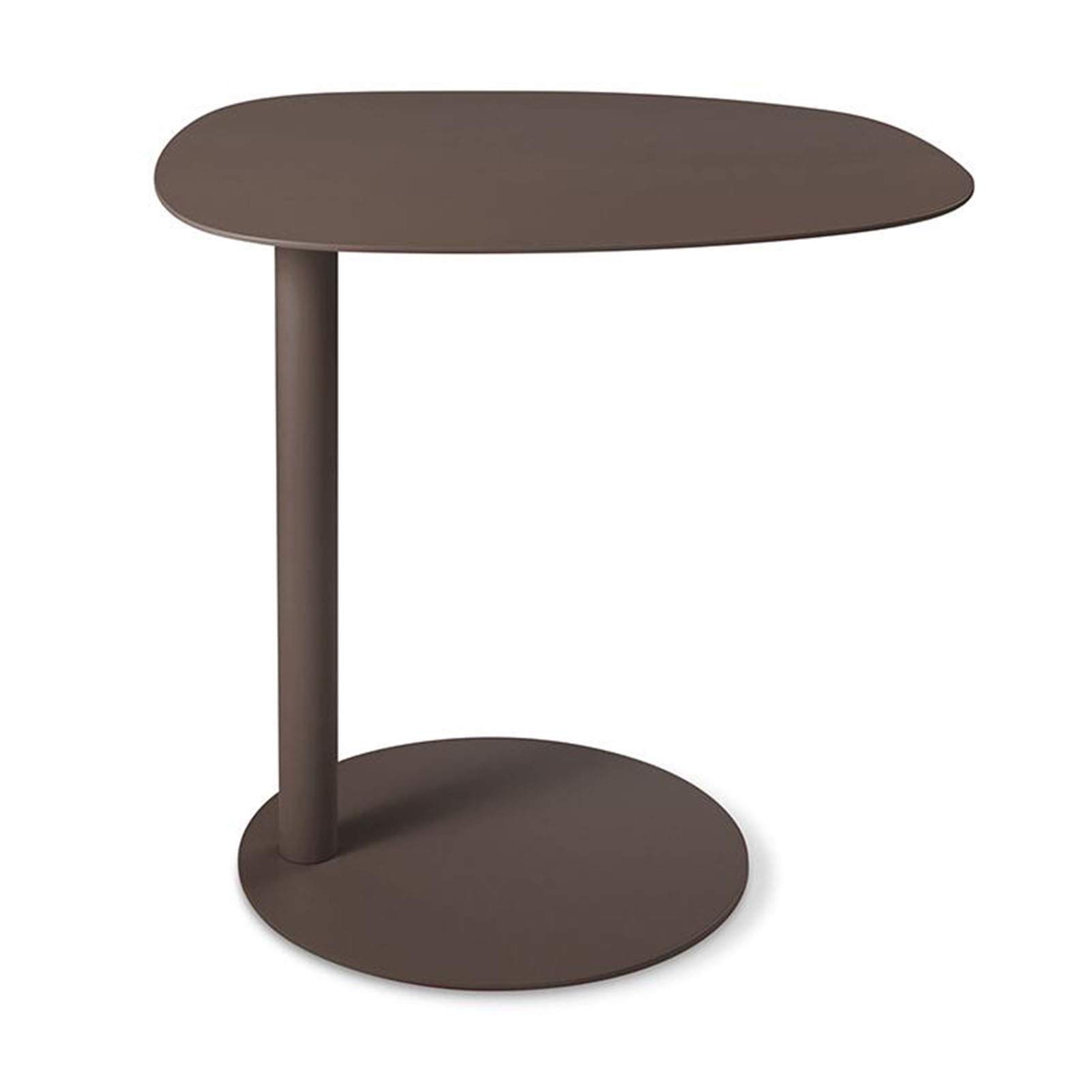 Modern C-Shaped Side Table - Carbon Steel Sofa End Table for Living Room, Bedroom & Office - 20 x 15 x 19 Inches - Coffee, Black, White, Gray & Beige - Perfect for Coffee Table, Nightstand & Small Space Decor