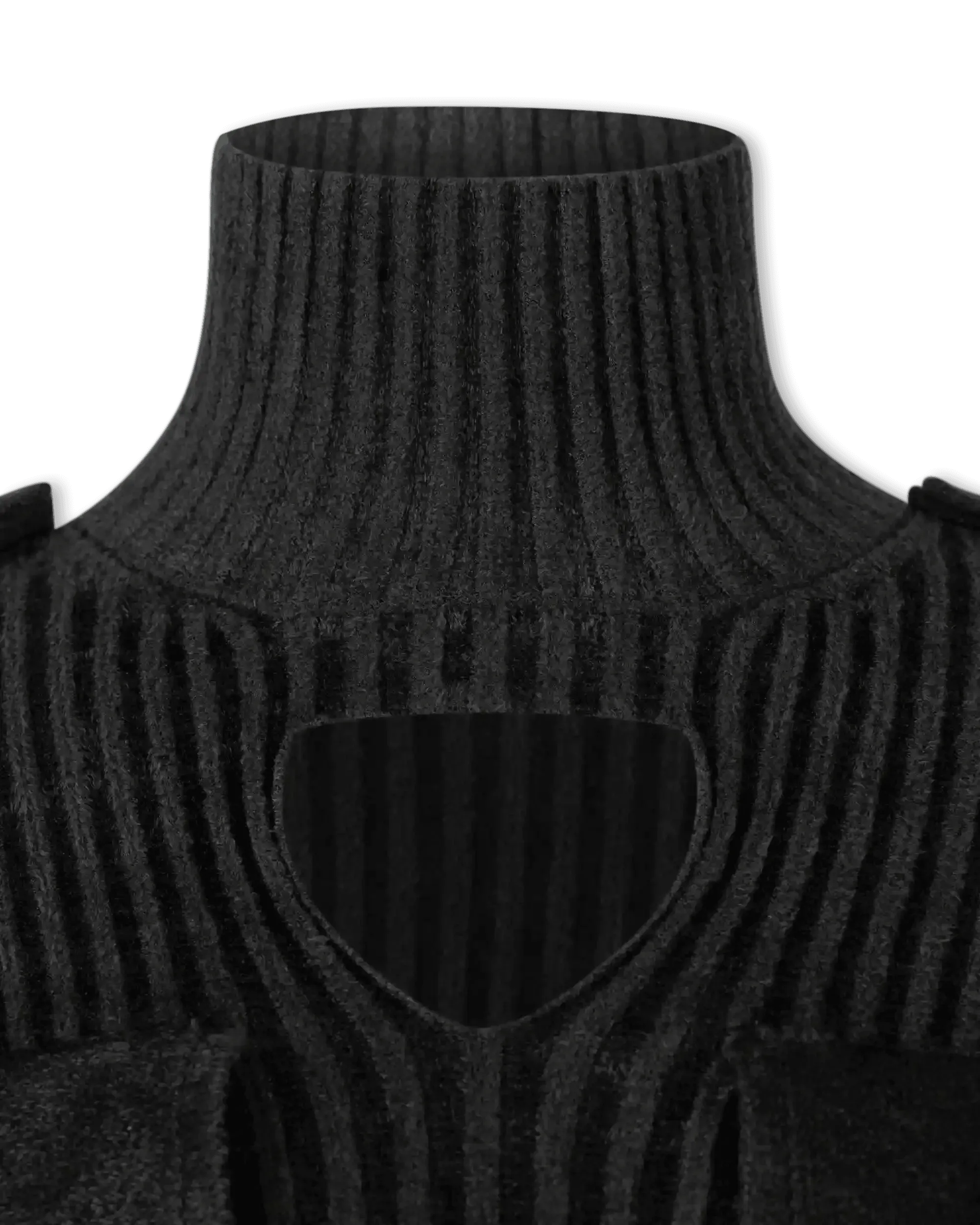 Lightweight Ribbed Turtleneck Sweater for Women - Soft Stretch Knit Top for Fall & Winter - Casual Office Wear & Layering Essential