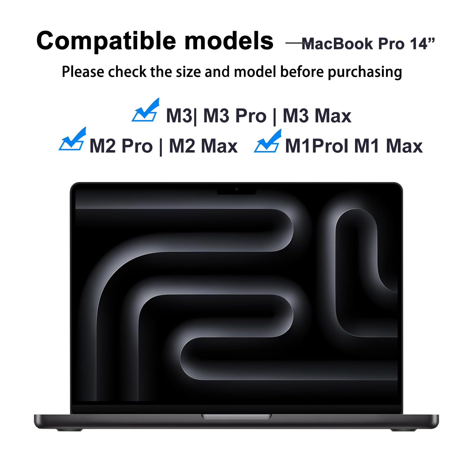 2023 MacBook Pro 14.2'' M2 Pro/M3/M3 Pro/M3 Max Tempered Glass Screen Protector - Ultra Thin, Bubble Free, Scratch Resistant, Touch Sensitive - Perfect for Work, Travel & Home Office Use
