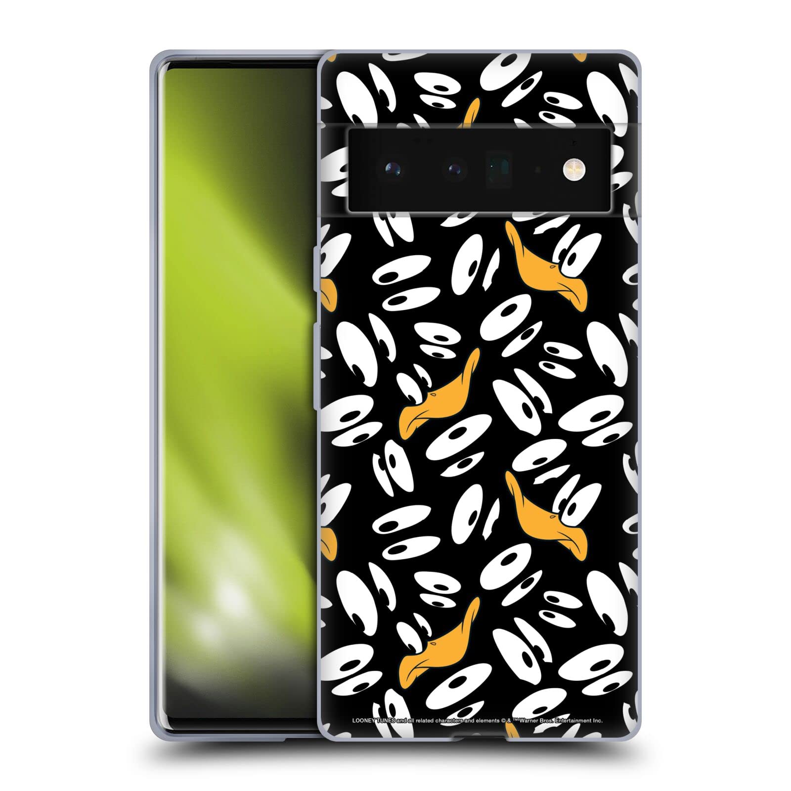 Official Looney Tunes Daffy Duck Case for Google Pixel 6 Pro - Soft Gel Protection for Daily Use