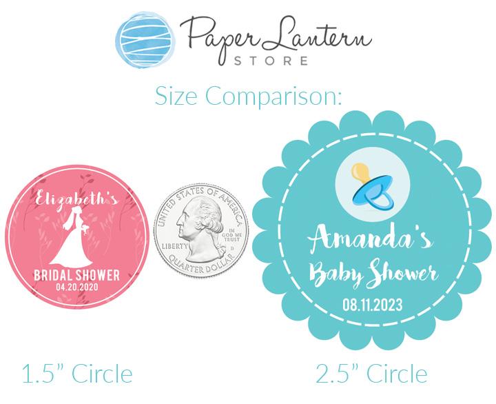 2.5 Inch Round Congratulations Stickers - 24 Pre-Designed Party Favor Labels for Invitations, Greeting Cards & Gift Wrapping - Perfect for Birthdays, Graduations & Celebrations