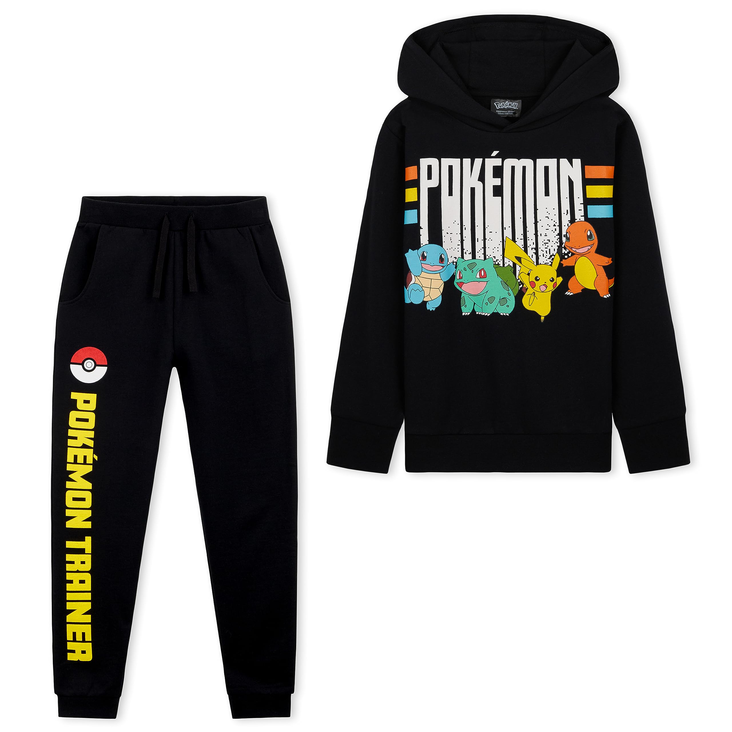 Pokémon Boys' Jogging Set - Kids' Tracksuit Outfit for Ages 5-14 | Stylish & Comfortable Athletic Wear for School, Play & Everyday Activities