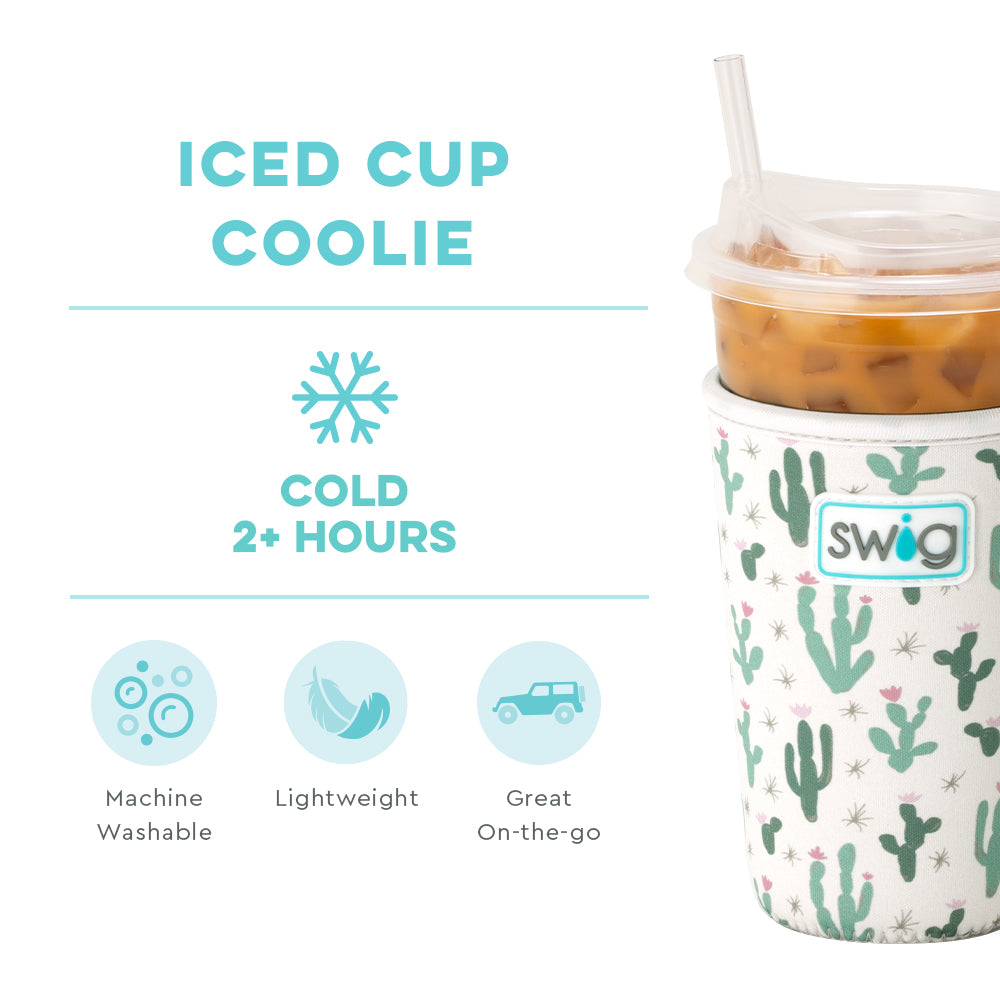 Desert Child Medium Iced Cup Coolie - Insulated Coffee Sleeve for Hot & Cold Drinks - Perfect for Iced Coffee, Tea, and Smoothies at Home, Office or Travel