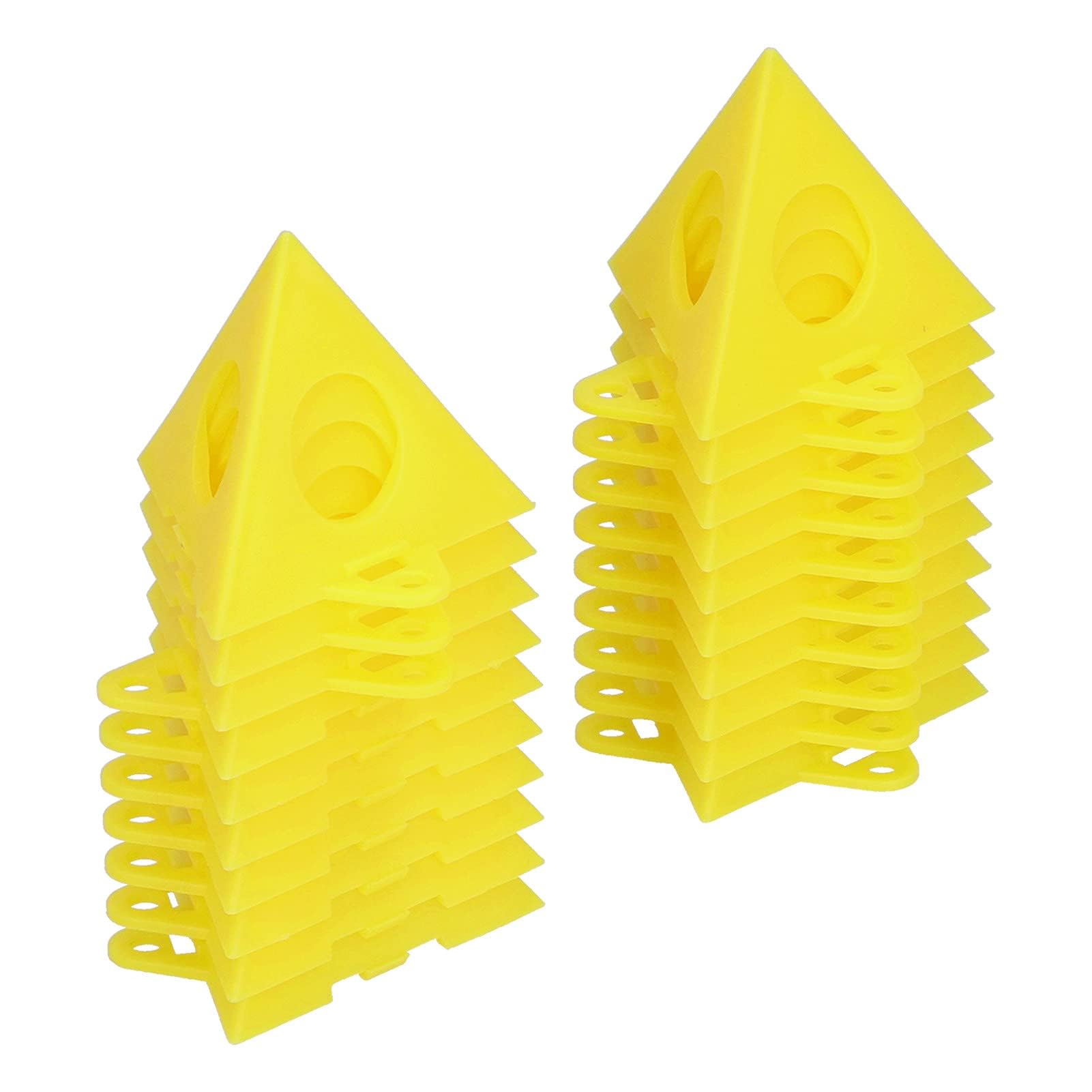 20PCS Painting Pyramids - Mini Cone Paint Stands for Canvas & Cabinet Door Risers | Triangle Paint Pad Feet for Acrylic Pouring Art | Perfect for DIY Fluid Art, Resin Projects & Home Decor