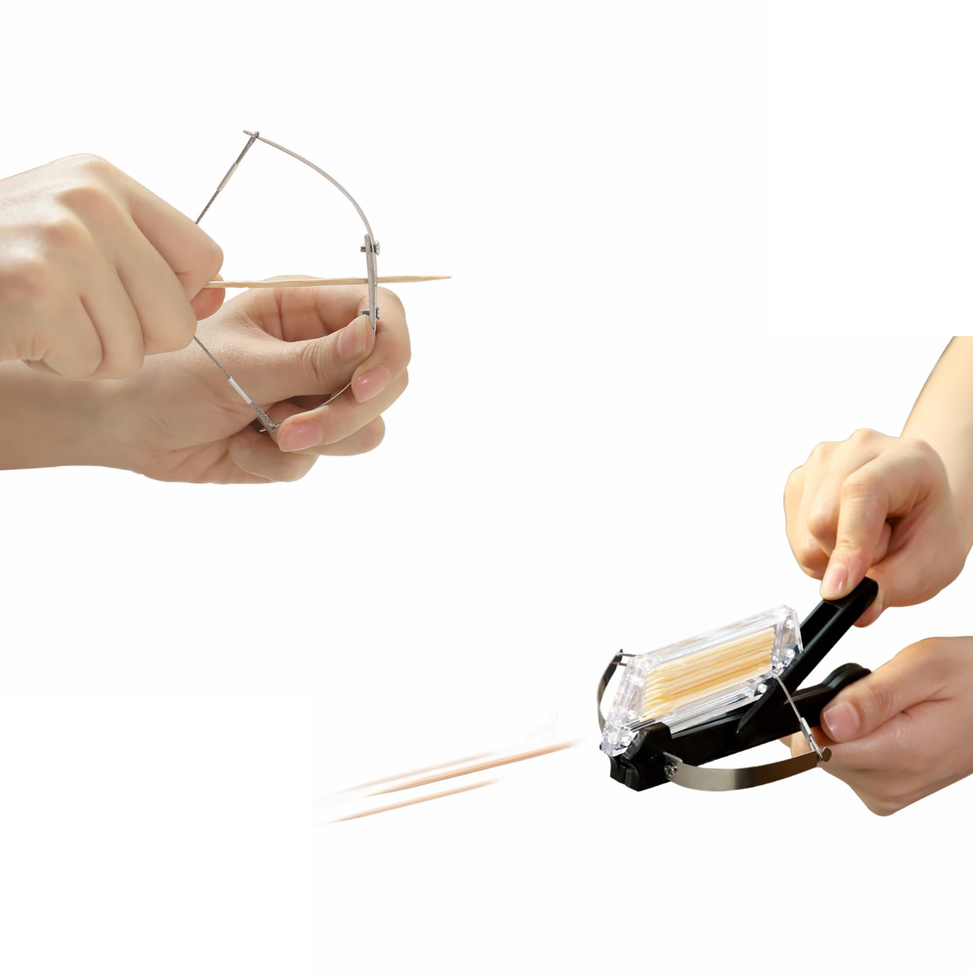 Repeating Crossbow Toy - 2-in-1 Transformable Crossbow & Machine Gun - Stress Relief Fidget Toy for Adults & Kids - Fun Novelty Gift for Office, Classroom & Home Play