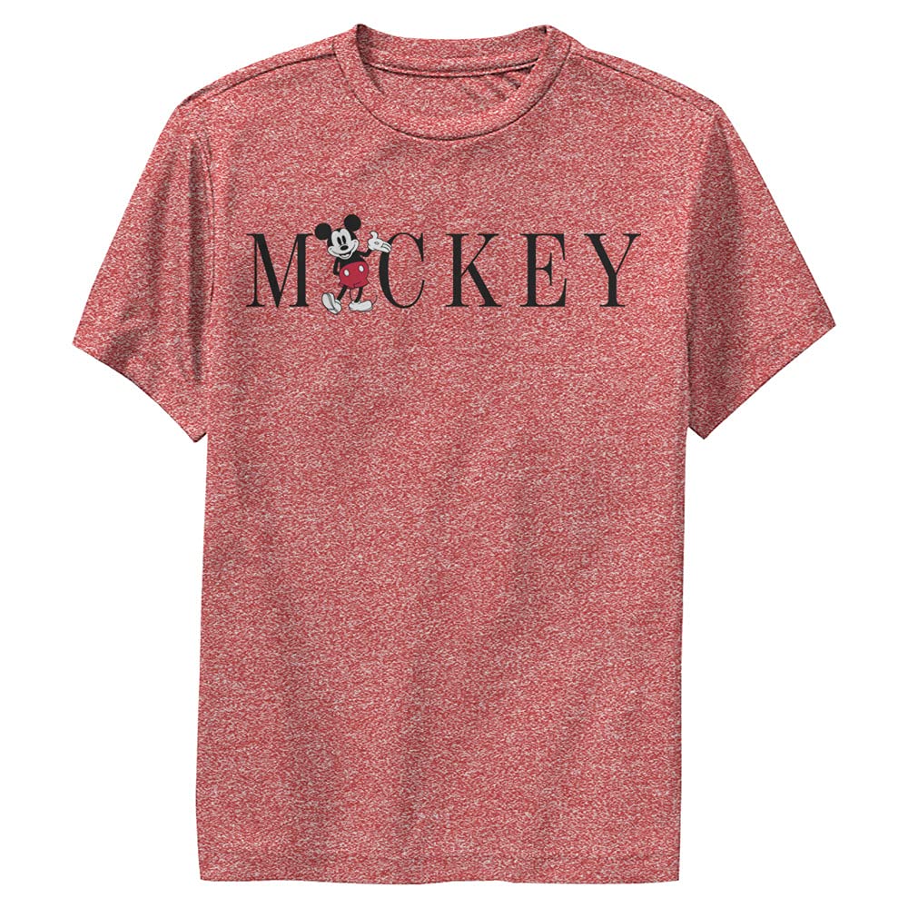 Disney Mickey Mouse Boys Performance T-Shirt - Breathable & Quick-Dry for Sports & Play
