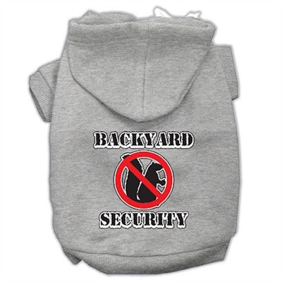 Dog Hoodie with Squirrel Print - Comfortable & Stylish Backyard Security Pet Apparel for Small & Medium Dogs - Perfect for Outdoor Play & Home Protection