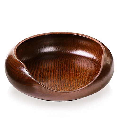 Custom Handmade Solid Wood Pet Bowl - Personalized Dog & Cat Feeder for Food and Water - Wild Jujube Wood Base Dish for Puppies, Kittens & Adult Pets - Perfect for Home, Outdoor & Travel Use