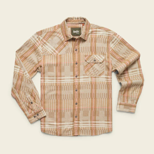 Men's Harkers Flannel Shirt - Soft Plaid Long Sleeve Button Down for Casual Wear & Outdoor Activities