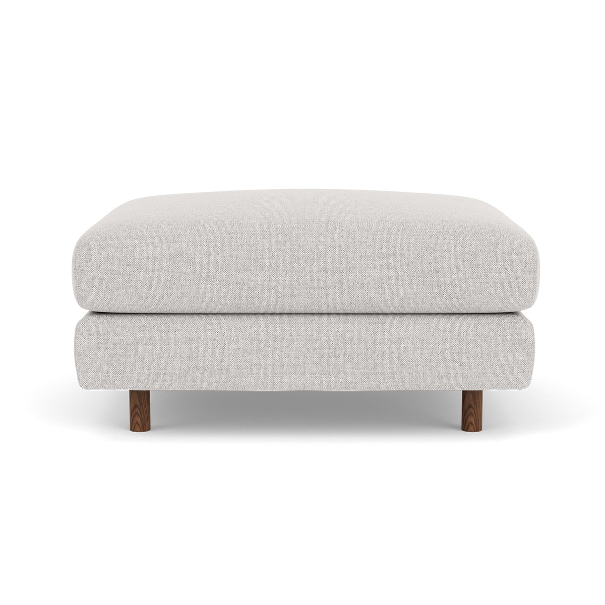 Dylan Fabric Ottoman - Soft and Stylish Footrest, Storage Bench, Living Room Accent Piece - Perfect for Small Spaces, Bedroom, or Lounge Area