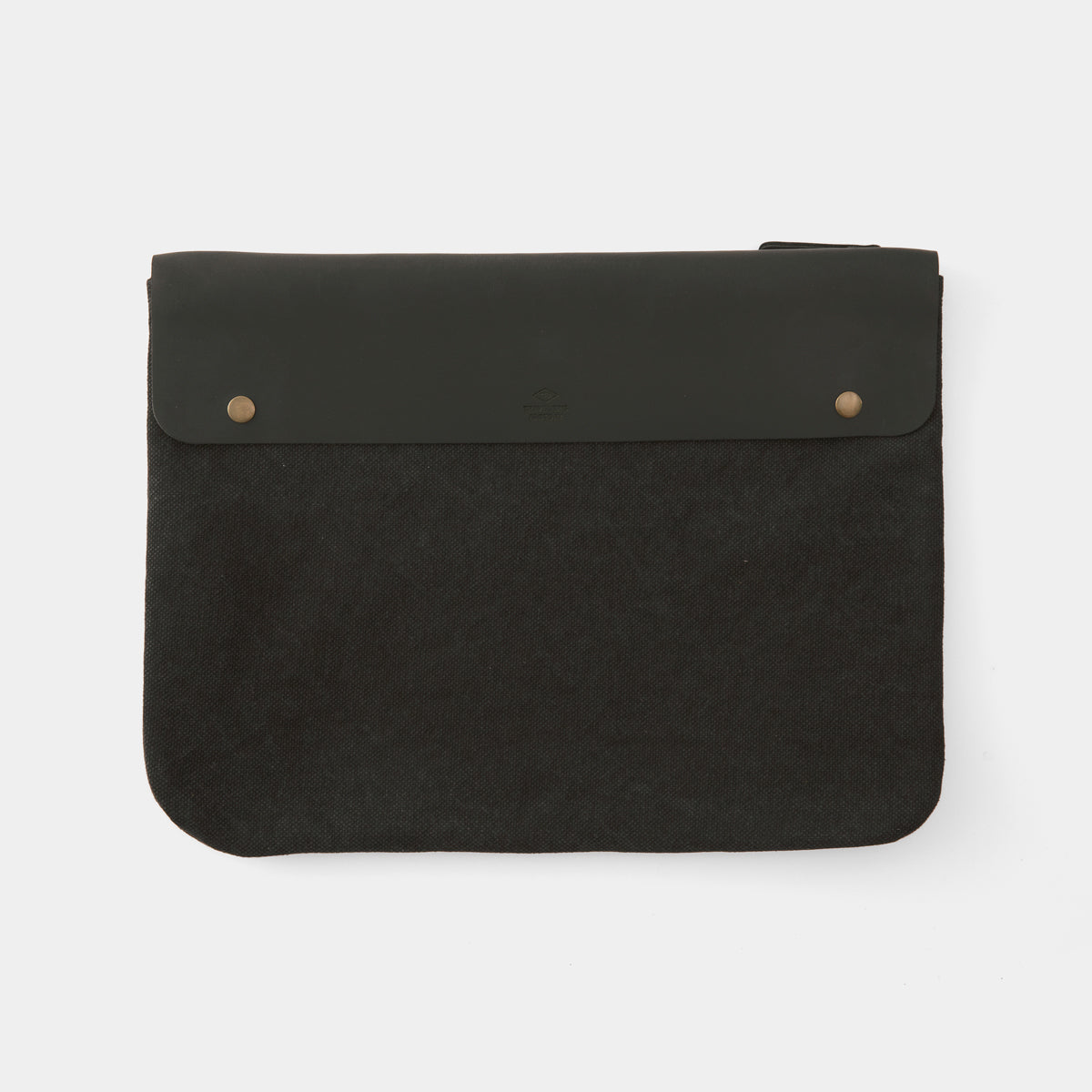 Premium TRAVELER'S COMPANY Canvas Pouch - Large Size in Black | Durable Travel Organizer for Passport, Wallet & Accessories | Perfect for Business Trips & Daily Commute