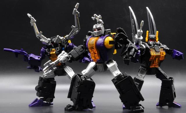 Badcube OTS 05 06 07 Evil Bug Corps (Hypno, Kickbutt, Claymore) Collector's Edition Action Figure Set - Transformers-Style Collectible for Display & Role Play Scenes