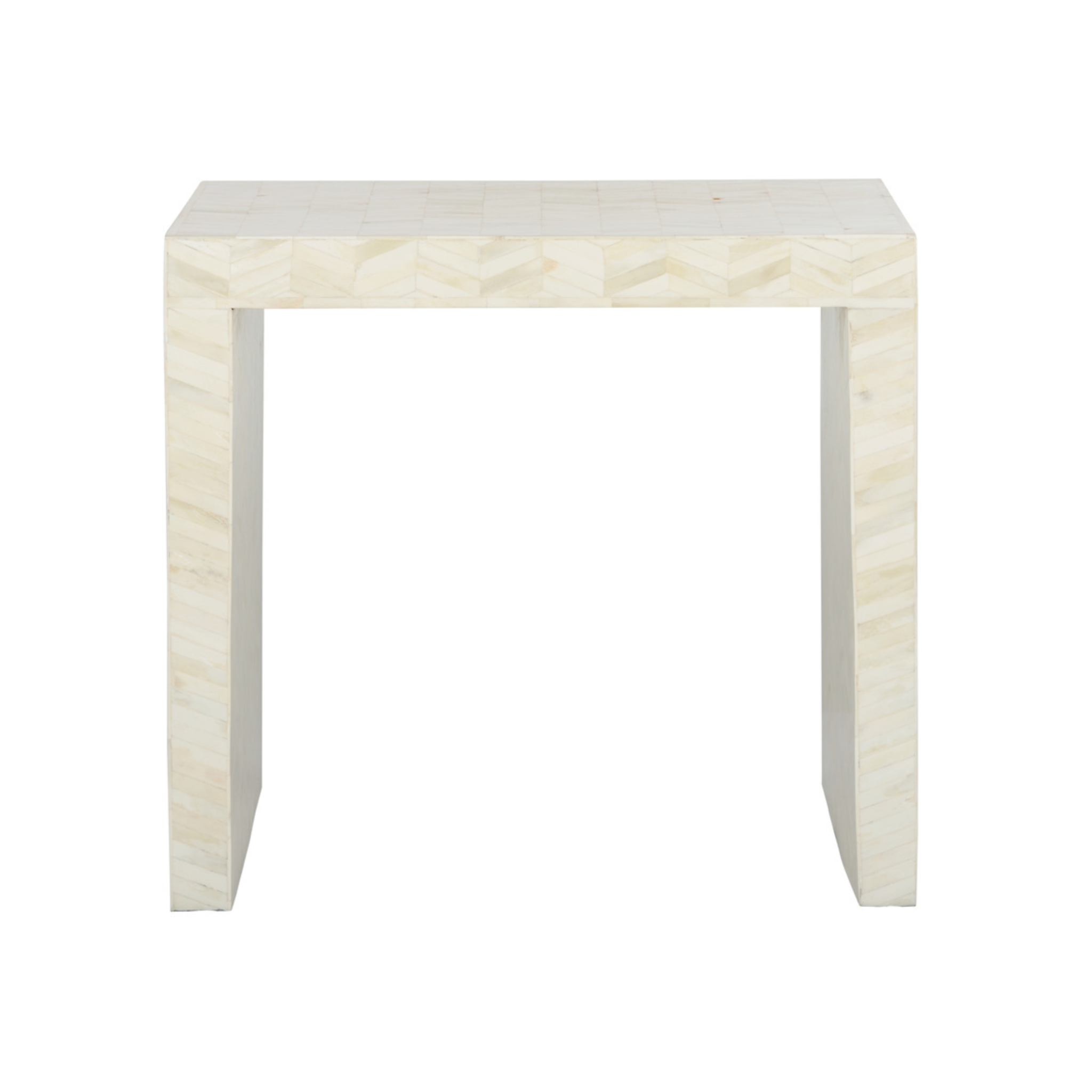 Modern Capri Side Table - Small Accent Table for Living Room, Bedroom & Office - Stylish End Table with Sturdy Metal Frame & Wooden Top - Perfect for Coffee, Books & Decor