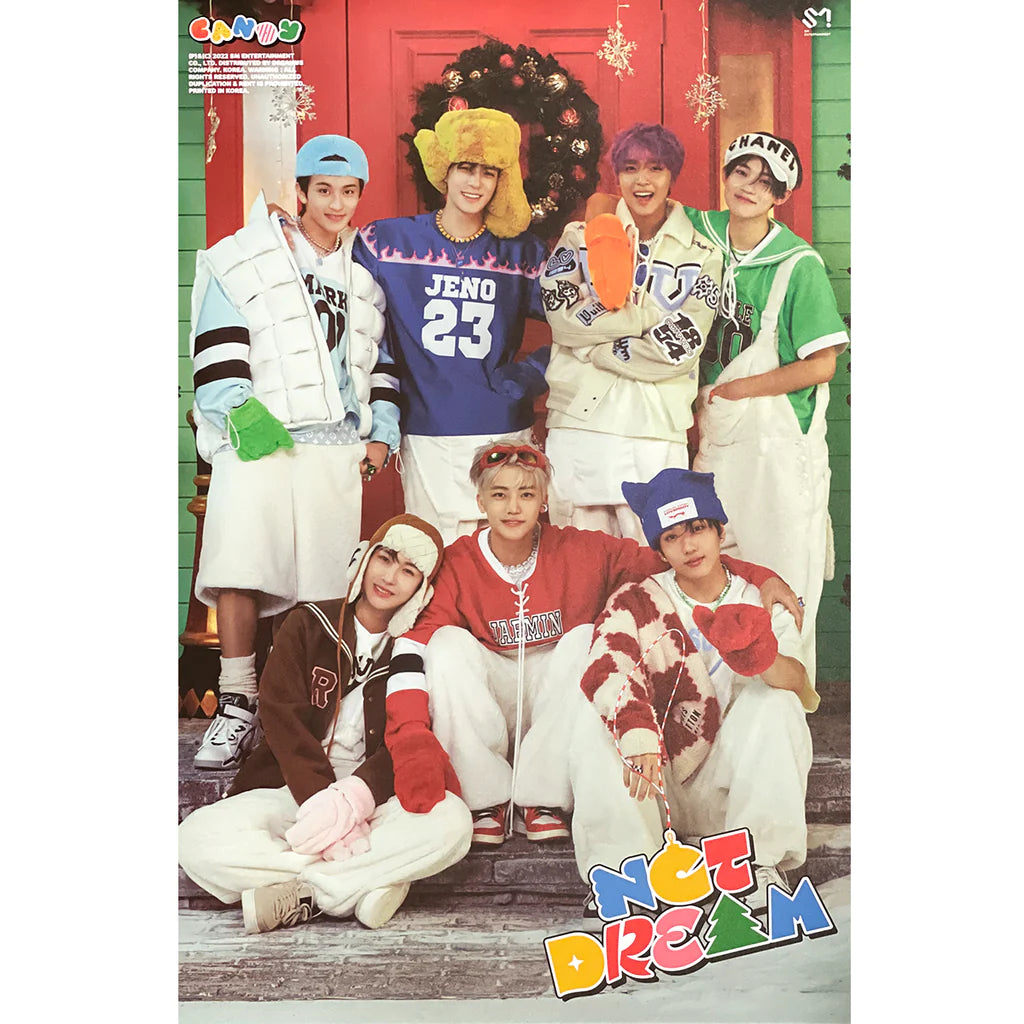 NCT DREAM WINTER SPECIAL MINI ALBUM 'CANDY' Official Poster - Kpop Merchandise for Fans, Room Decor & Gift Idea