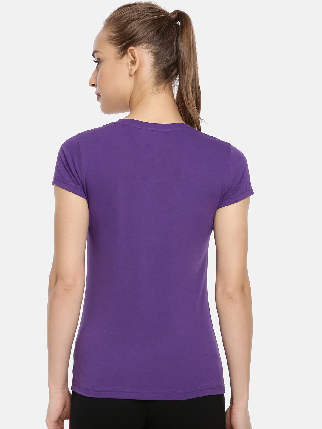 Macrowoman W-Series Women's Basic Cotton T-Shirt - Regular Fit Casual Tee for Everyday Wear, Workout & Lounge