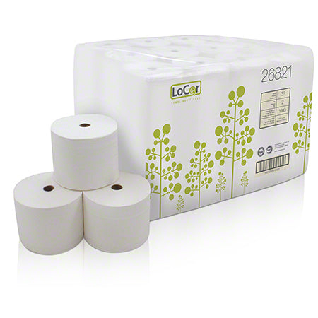 Premium 2-Ply Toilet Tissue - 1000 Sheets per Roll, 36 Rolls per Case | Soft & Strong Bathroom Tissue for Home, Office & Commercial Use
