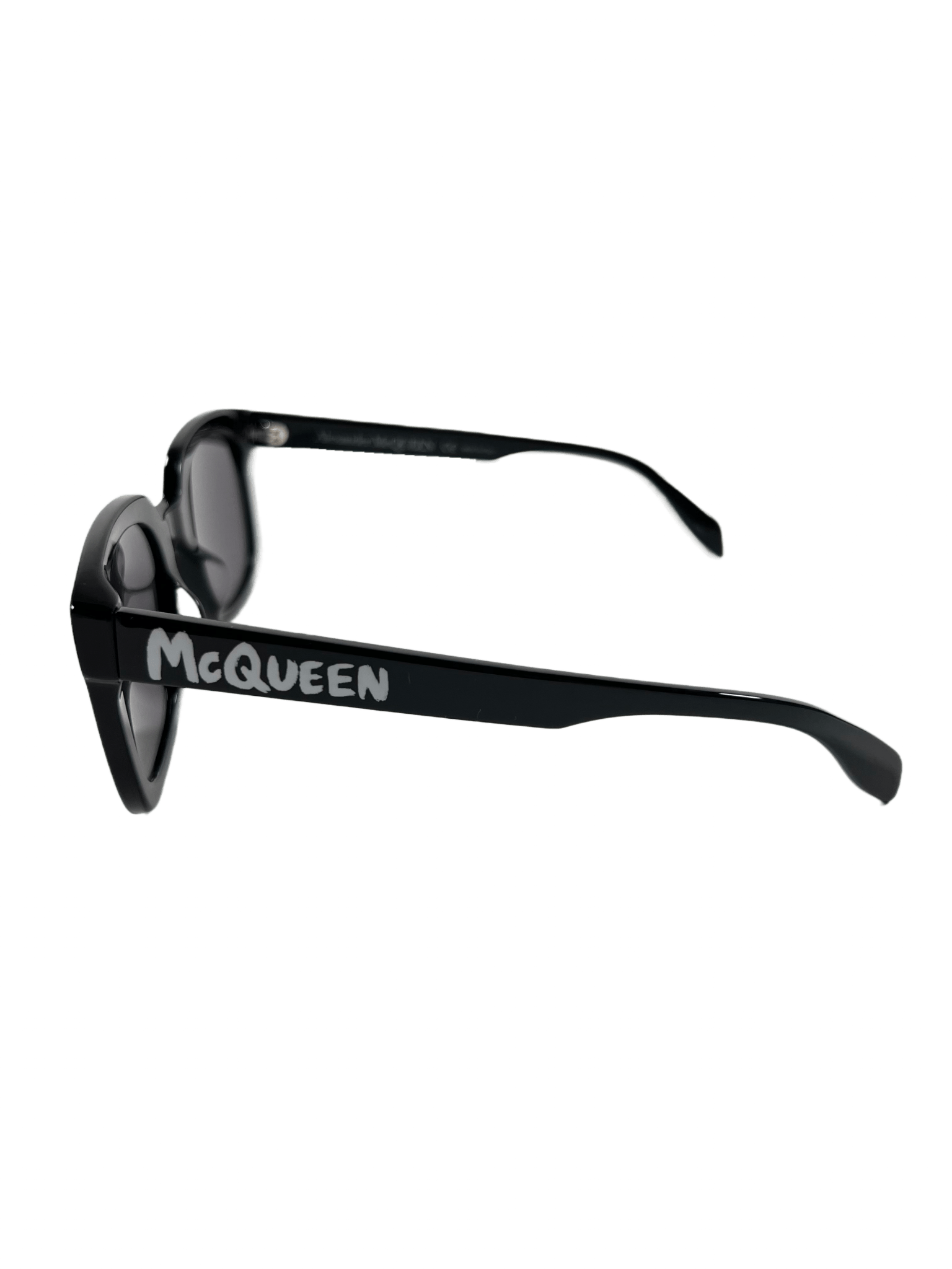 McQ by Alexander McQueen AM0348S 001 Black Luxury Sunglasses for Women - UV Protection, Fashion Statement for Summer, Beach & Outdoor Activities