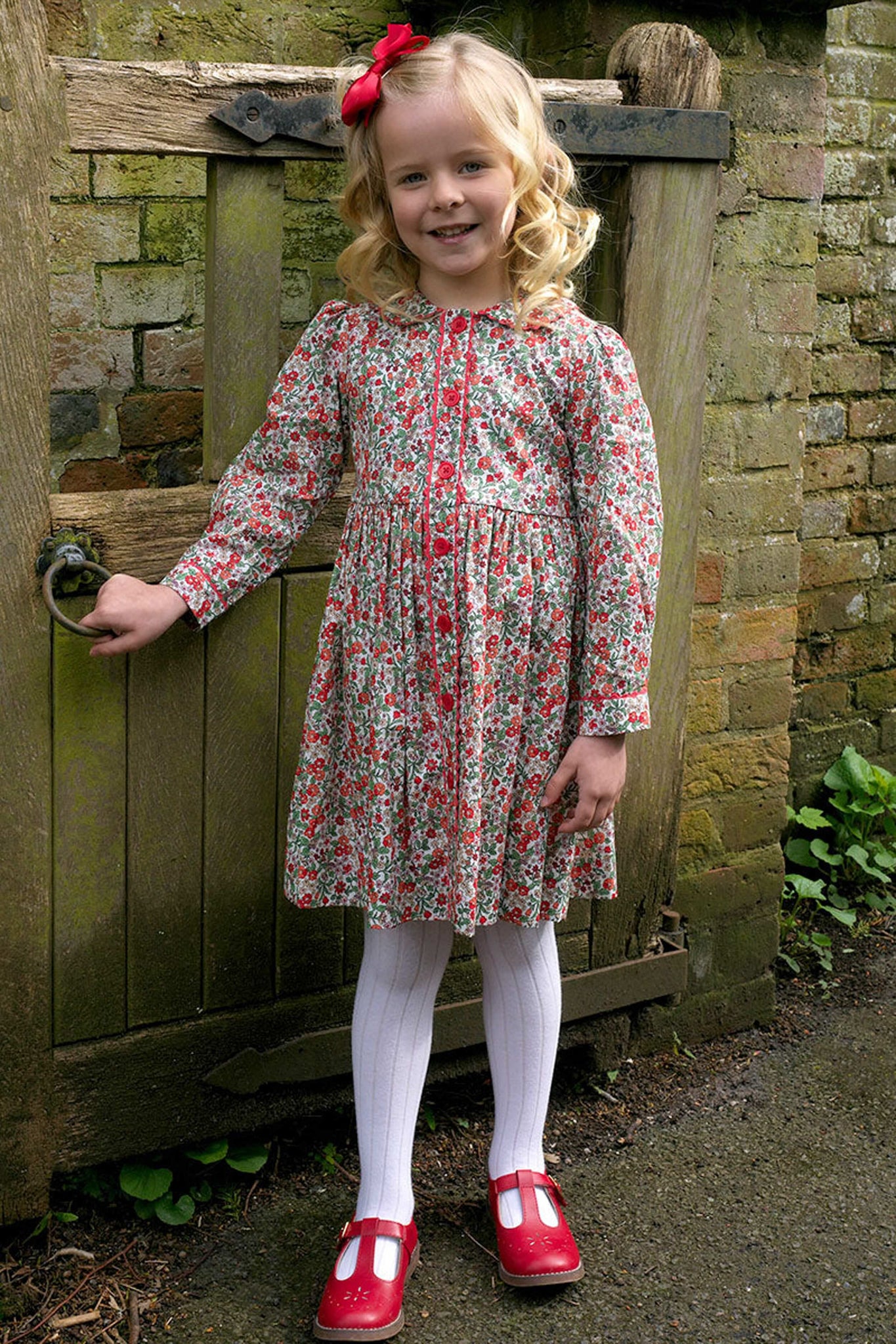 Botanical Button Front Dress for Women - Floral Print Summer Midi Dress for Casual Outings, Garden Parties & Date Nights